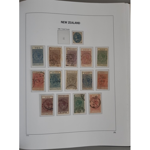 67 - A superb UM, M and U collection of stamps from New Zealand in four hingeless Davo albums from M & U ... 