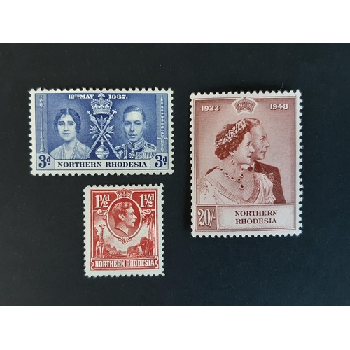 71 - Northern Rhodesia 1938-49 fresh MM collection SG cat £350+