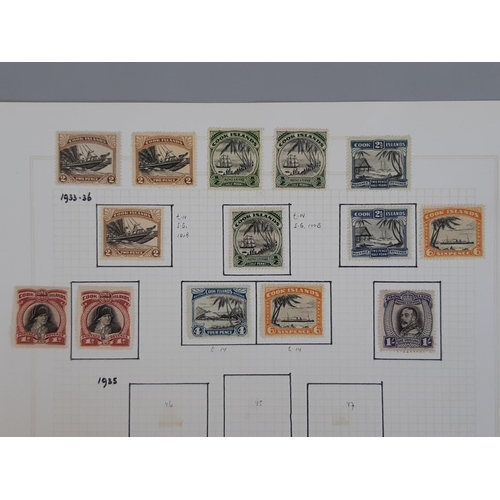 72 - Cook Islands Mint stamps on album pages from 1892-1949.