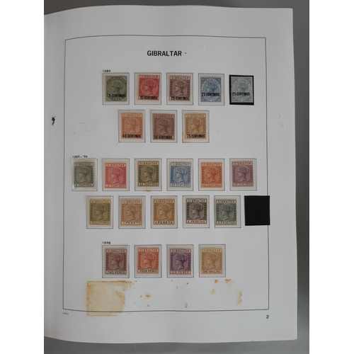 85 - The Mint comprehensive Gibraltar stamp collection from 1886, QV, KEVII, KGV in full sets, inc variet... 