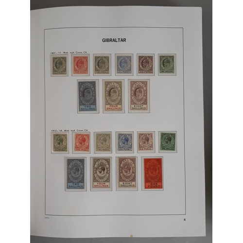 85 - The Mint comprehensive Gibraltar stamp collection from 1886, QV, KEVII, KGV in full sets, inc variet... 