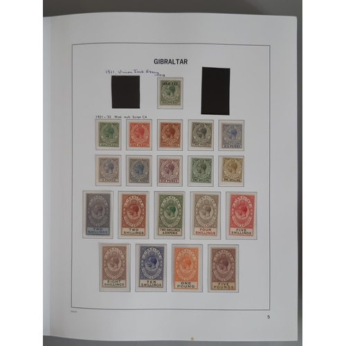 85 - The Mint comprehensive Gibraltar stamp collection from 1886, QV, KEVII, KGV in full sets, inc variet... 