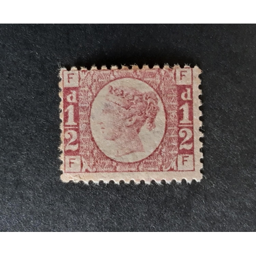 98 - 1870-9 QV ½red SG48 pl6 UM example. Cat £120.