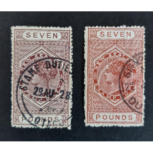 65 - New Zealand large selection of QV to KGVI M & U stamps on glassine and on stock cards including QV s... 