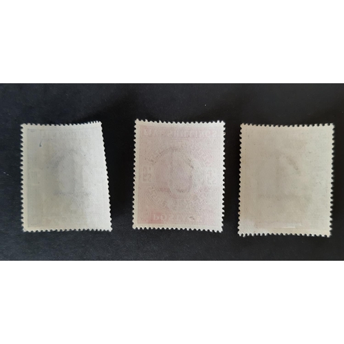 207 - KEVII high values 2s6d LMM, 5s UM(very light gum adhesion) and 10s UM (vertical crease seen on rever... 