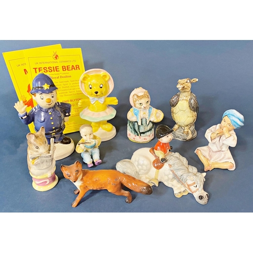 77 - Small collection of cabinet ware including Royal Worcester figure, Beatrix Potter Tailor of Gloucest... 