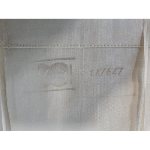 451 - Two pairs of unused 1940's linen sheets in tied bundles, all with WW2 Utility Mark (1941-51) togethe... 