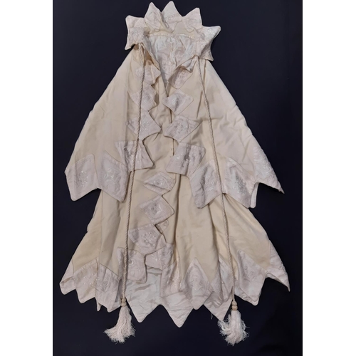 449 - Collection of late 19th/ early 20th century textiles including an Ayrshire type baby gown decorated ... 