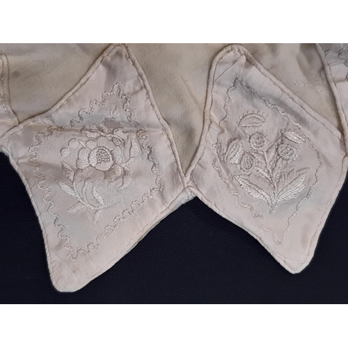 449 - Collection of late 19th/ early 20th century textiles including an Ayrshire type baby gown decorated ... 