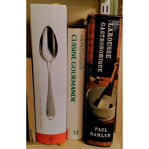 874 - The Silver Spoon, published by Phaidon Press Ltd, together with two vintage French cook books (3)