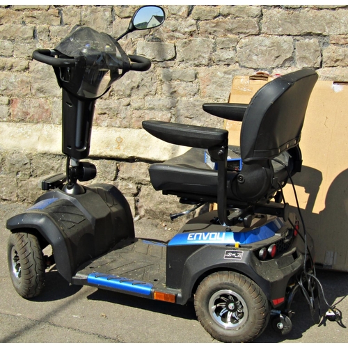 1100 - Exors Sale - An Envoy Drive Mobility Scooter, complete with charger and scooter pac canopy (unopened... 