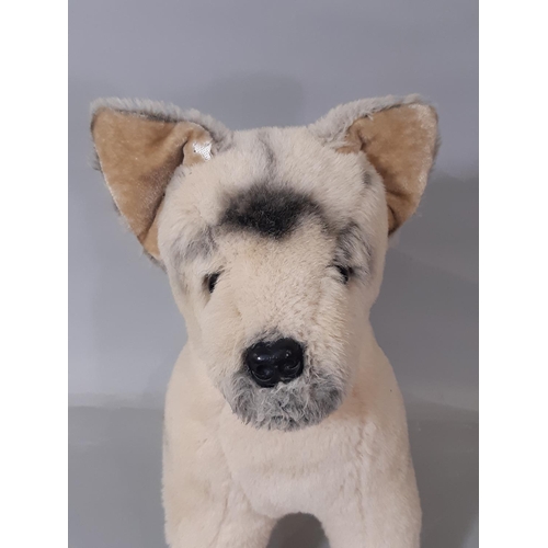 546 - Vintage soft toy collection including a standing dog by Merrythought, height 28cm, a tiger (no maker... 