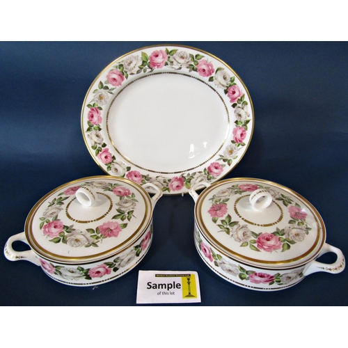 1 - A collection of Royal Worcester Royal Garden pattern table wares comprising eight dinner plates, eig... 