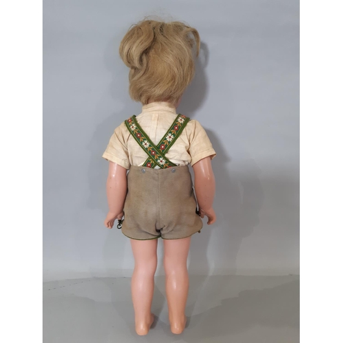 547 - A 'Schildkroete' doll by Kathe Kruse / Rheinische Gummi Company, (1955-1961) made of tortulon, 'T45'... 