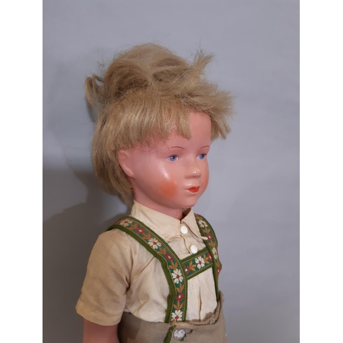 547 - A 'Schildkroete' doll by Kathe Kruse / Rheinische Gummi Company, (1955-1961) made of tortulon, 'T45'... 