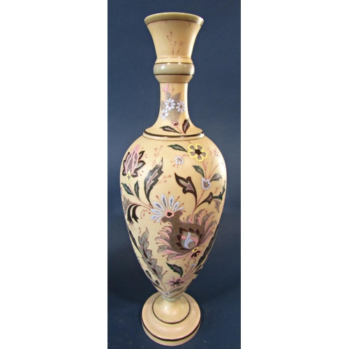 59 - A collection of ceramics comprising a vase with Japanese character decoration in blue and orange wit... 