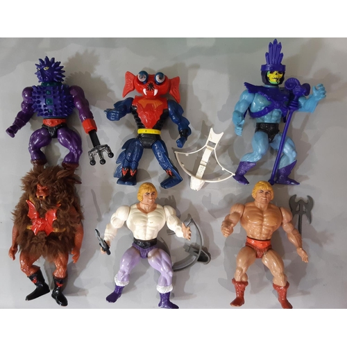 591 - Masters of the Universe 'Fright Zone' playset (puppet AF) together with character figures including ... 