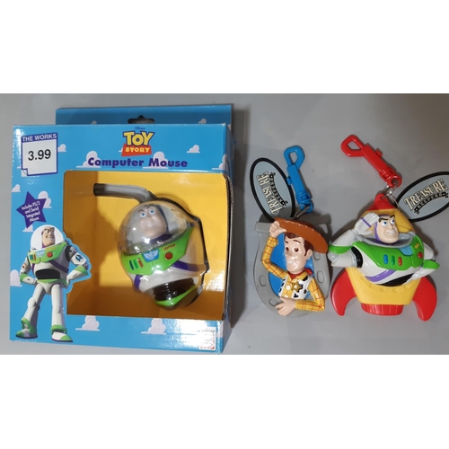 540 - Disney/ Pixar toys including Toy Story Buzz LightYear ' Ultimate Talking Action Figure' (with box, u... 