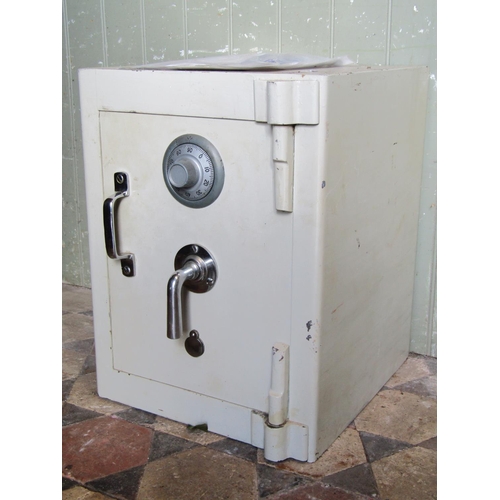 1106 - A combination safe and key entry enclosed by single door, possibly by Chubb, together with combinati... 