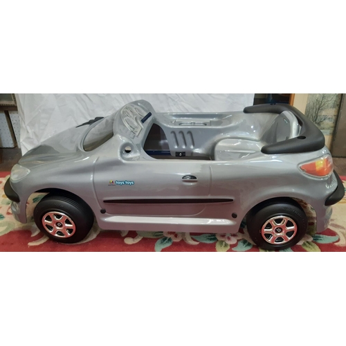 562 - Italian made Peugeot 206 pedal car by 'Toys Toys' unused, not fully assembled, with instructions and... 