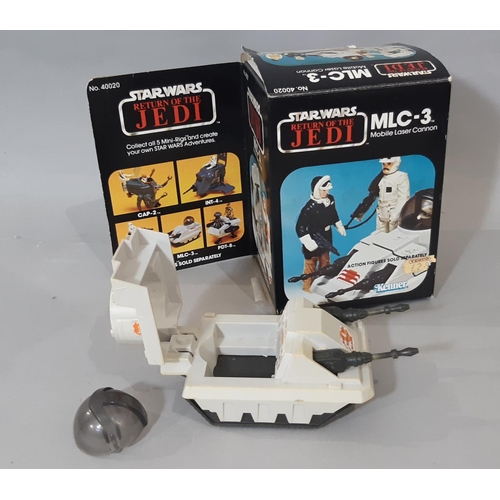 566 - 2 boxed vintage Star Wars toys from'The Return of the Jedi' including Snowspeeder vehicle, one actio... 