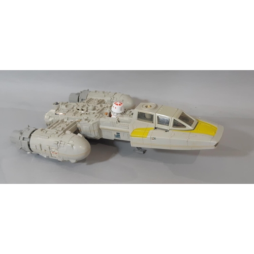 590 - Vintage Star Wars toys; Rebel alliance Transport Spaceship, Millennium Falcon by Kenner 1979,  Y Win... 