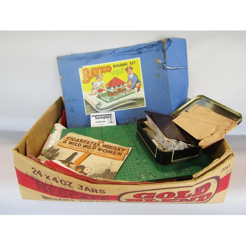 670 - A Bayko child’s building kit (incomplete), a German made child’s Duo 59 Telefon Baukasten set of tel... 