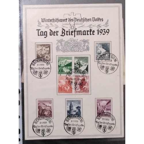 1659 - A collection of German stamps including Third Reich & German Occupation examples both mint and used ... 