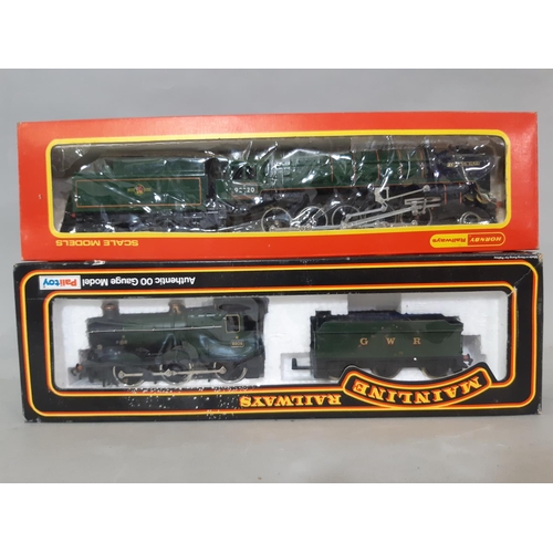 594 - Large collection of 00 gauge railway models including Hornby and Mainline locomotives, tank engine b... 