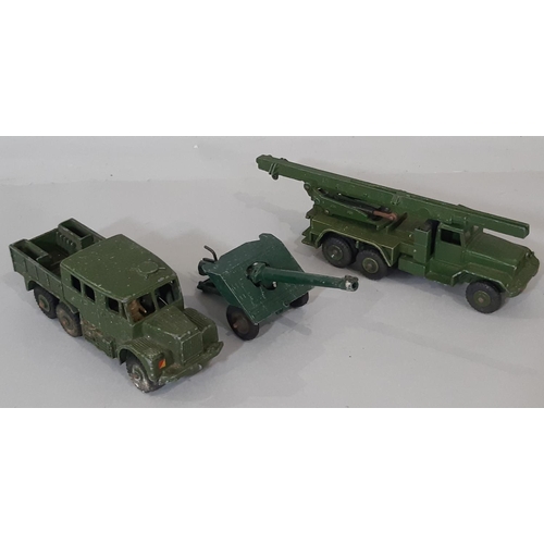 599 - A collection of unboxed playworn model vehicles including Dinky Spectrum Pursuit Vehicle 014 and Max... 