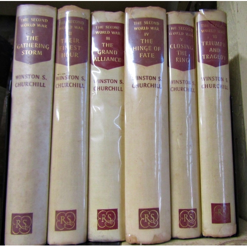 1705 - Winston S. Churchill, The Second World War, volumes 1-6, the Reprint Society, London 1950 (6)