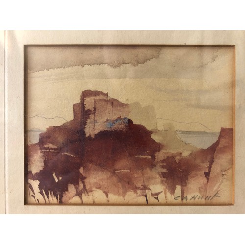 912 - Cecil Arthur Hunt (1873-1965) - watercolour on paper, signed in pencil lower right, 7.5 x 10 cm, mou... 