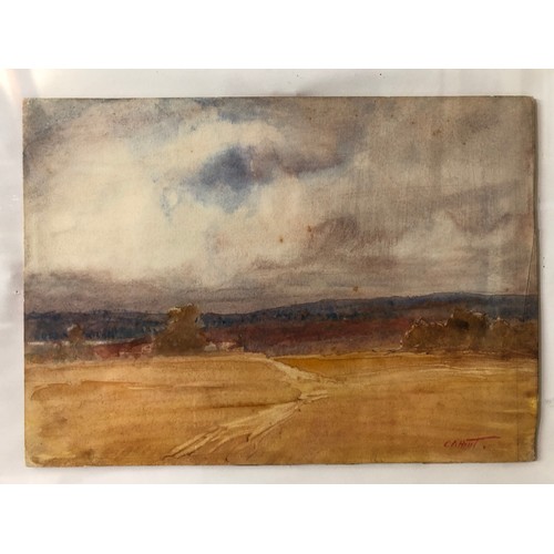 917 - Cecil Arthur Hunt (1873-1965) - watercolour on paper, signed lower right, 13.7 x 19 cm, framed Prove... 