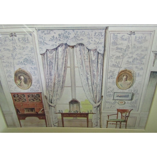 988 - Twenty-nine mounted prints of French interiors, approx. 23 x 35 cm (29)