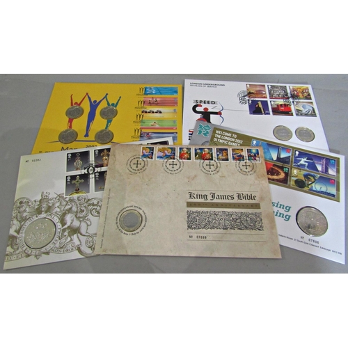 1685 - A folder of loose GB coin covers including the 2002 Commonwealth games