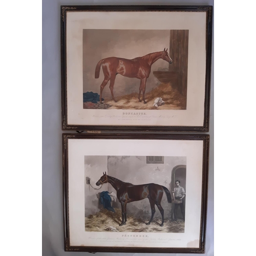 966 - Twelve equestrian and military themed engravings and prints to include: After Harry Hall (1814-1882)... 