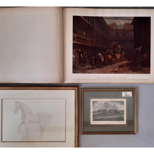 966 - Twelve equestrian and military themed engravings and prints to include: After Harry Hall (1814-1882)... 