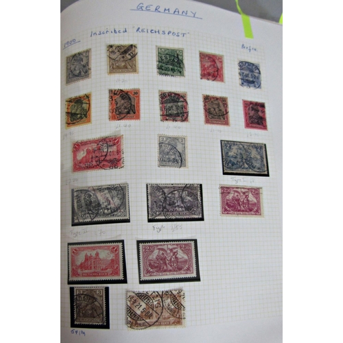 1690 - A mint and used German, German Empire to III Reich and Berlin collection in six red Senator albums