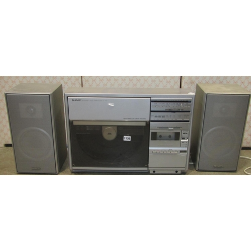 1130 - A Sharp disc stereo system VZ-3500