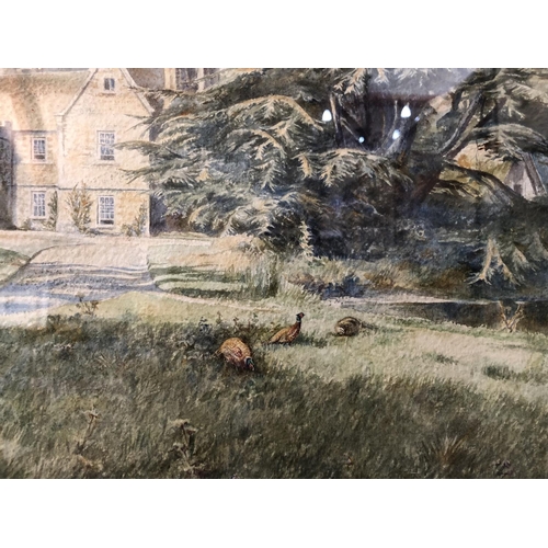 862a - Two watercolours by known British painters: Arthur Wilde Parsons (1854-1931) - rural landscape with ... 