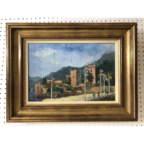 883 - Roger Albert (20th century) - 'La Napoule, Côte d'Azur', oil on canvas, signed lower right, artist's... 