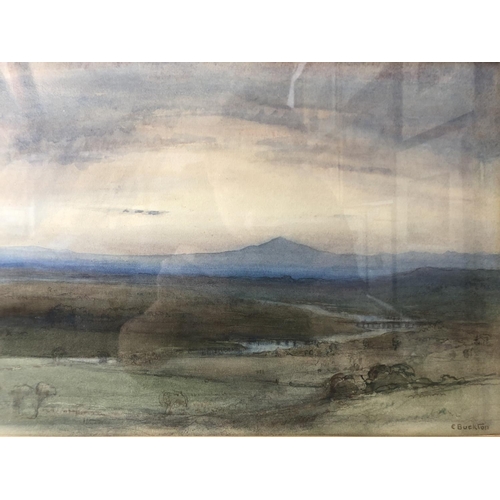 886 - Eveleen Buckton (20th century) - 'North Wales', signed lower right, titled verso, 24 x 32 cm, mounte... 