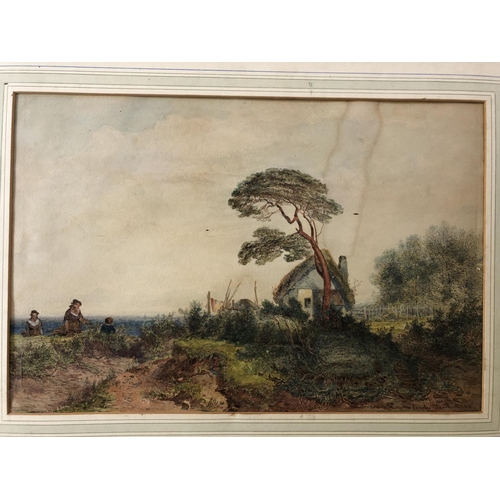 891 - Three late 19th century Watercolours to include: Charles Marshall (1806-1890) - '... Worcestershire'... 