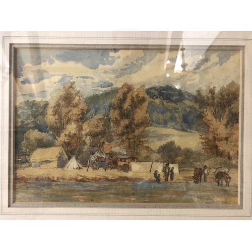 891 - Three late 19th century Watercolours to include: Charles Marshall (1806-1890) - '... Worcestershire'... 