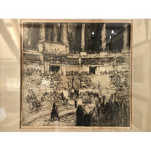 926 - After William Walcot (1874-1943) - Two prints from etchings in matching burr frames, each described ... 