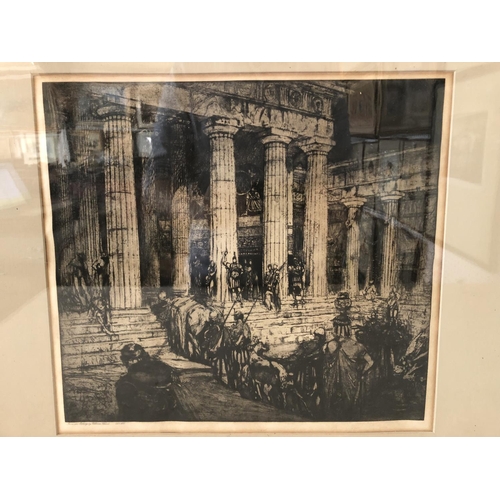 926 - After William Walcot (1874-1943) - Two prints from etchings in matching burr frames, each described ... 