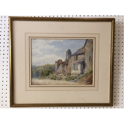 936 - Frederick John Snell (1862-1935) - Stone Cottage, watercolour on paper, signed lower right, 22.5 x 3... 