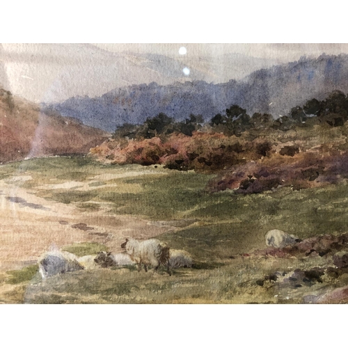 938 - Alfred Powell (1830-1893) - 'On the Surrey Hills at Coldharbour', watercolour on paper, signed lower... 