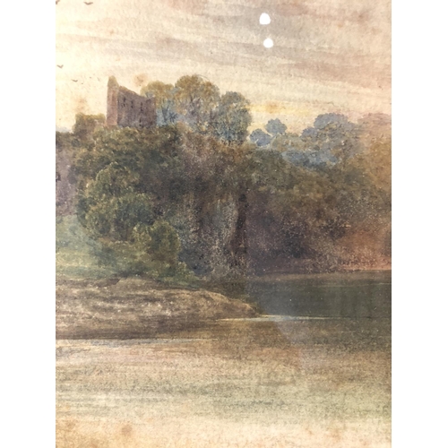 943 - W. W. Hodges (19th century school) - 'Pembroke Castle', watercolour on paper, signed lower right, 14... 