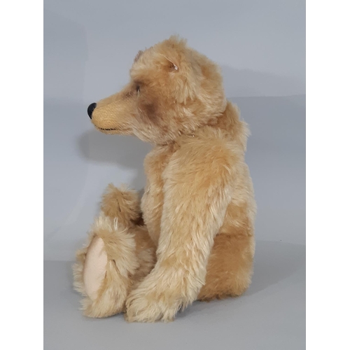 262 - Steiff teddy bear 'New Mr Cinnamon' no 038846, height 44cm, blonde with tilt growler. Limited editio... 